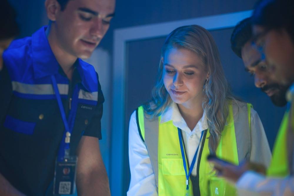 CGT logistics team discussing solutions