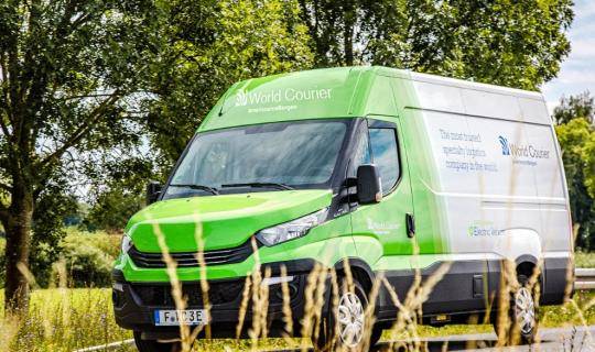 world courier electric vehicle