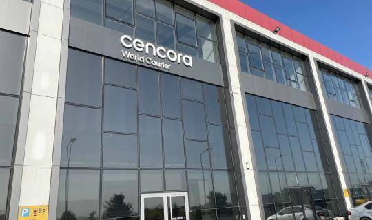 Image from outside a World Courier depot