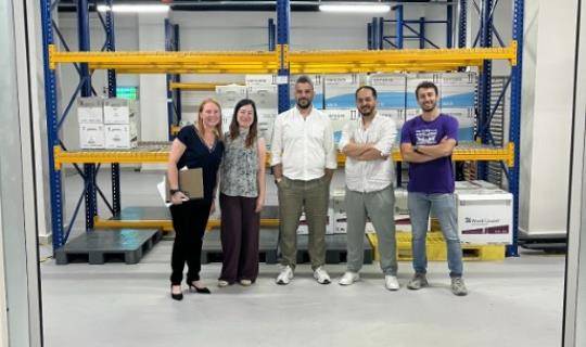 Group photo on World Courier team in Ankara