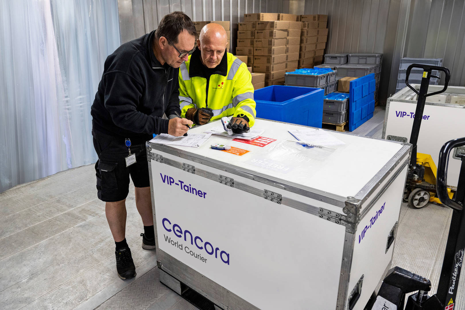 With winters being so harsh in Norway, there was a severe risk of vaccines being frozen and rendered useless.